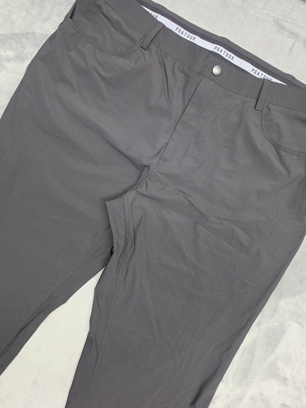 PGATOUR Golf Pants Black Stretch Flat Front Size XXL 30
